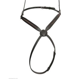 Correa de nariz para caballo de cuero genuino, tipo Grackle, con diseño de canal vacío en forma de 8, con logotipo personalizado, proveedor mayorista OEM, de primera calidad - Product Image 6