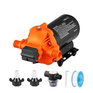Pompa a Diaframma per Acqua Dolce RV 110V 3.3GPM 45PSI, Pompa Marina Autoadescante a 3 Camere con Pressione Regolabile per Spruzzatore - Product Image 1