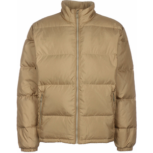 Nouvelle conception, prix abordable, veste matelassée pour homme de couleur beige unie, haute qualité, tissu 100% polyester, faible MOQ, doudoune rembourrée - Product Image 3