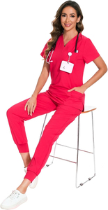 High Quality Disposable Nursing <b>Scrubs</b> Uniforms <b>Nurse</b> Hospital <b>Scrub</b> Suits Comfortable <b>Scrub</b> Suits Urgent Order Clinic Uniform - Product Image 6