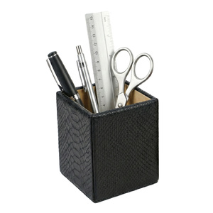 Porte-stylo en cuir PU gaufré personnalisé, organiseur de bureau pour cadeau d'affaires, usage professionnel et promotionnel - Product Image 6