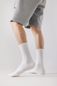 Wholesale Men's <b>Thermal</b> Basketball Sports <b>Socks</b> Breathable Polyester Crew <b>Socks</b> With Letter Pattern High Performance Pack - Product Image 6