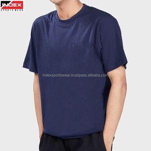 T-shirt de sport pour homme, coton de qualité supérieure, entraînement, gym, tee-shirt personnalisé, OEM, ODM, commande en gros - Product Image 1
