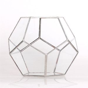 Terrarium en verre hexagonal pour plantes d'intérieur, vase de table, décoration artistique, récipient transparent pour succulentes et plantes aériennes - Product Image 2