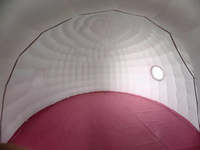 Tente dôme igloo gonflable pour boîte de nuit avec lumières LED - Tente de fête extérieure résistante aux intempéries pour événements en plein air et camping