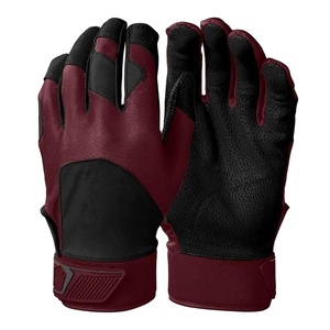 Fashionable Premium Looking Breathable Leather Baseball Softball <b>Batting</b> Gloves Latest Design Durable Waterproof Lightweight - Product Image 1