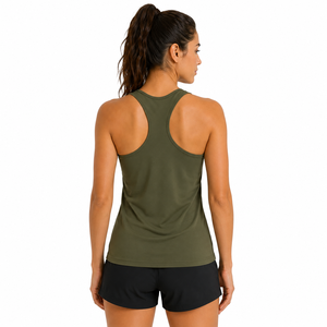 woman tank <b>top</b> fashionable everyday clothing soft breathable material ideal for exercise gym <b>walking</b> holidays OEM Service - Product Image 3