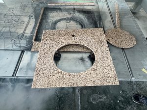 Scie à pont CNC 4 axes pour la découpe de <span class=keywords><strong>pierre</strong></span>, machine à polir le granit, découpeuse de marbre, découpeuse de dalles, marque GANGER, 25KW 380V, broche séparée - Product Image 6