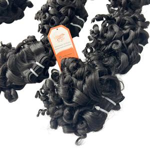 Venta al por mayor 50cm Raw Vietnamita Remy Virgin Hair Bundles Kinky Curly 100g Doble dibujado Cutícula Alineada Extensiones de cabello humano - Product Image 5