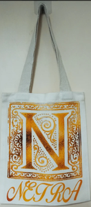 Sac fourre-tout en coton imprimé sur mesure avec graphismes de designer, sac de courses en coton personnalisé avec impression de logo, sac de transport en coton de designer - Product Image 3