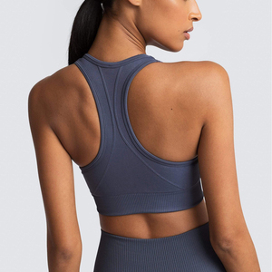 Soutien-gorge de sport yoga haute performance pour femme, tissu respirant, logo frontal, couleurs personnalisables, taille élastique, professionnel, entraînement 2024 - Product Image 3