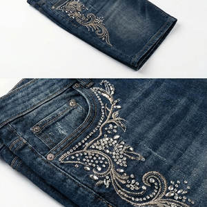 Shorts en jean déchirés pour hommes, style décontracté tendance pour l'été, faciles à assortir - Product Image 4