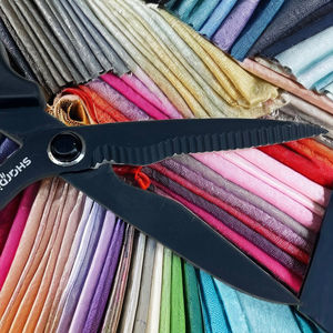 Tijeras de Costura con Hoja de Titanio de Precisión y Mango de Acero Inoxidable, 9 Pulgadas, Negras, para Uso Doméstico - Product Image 4