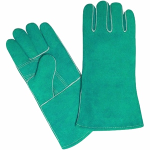 High Quality Reinforced Cowhide Split Leather Safety <b>Gloves</b> Anti-Vibration Durable Long-lasting Flame Retardant Industrial BBQ - Product Image 4