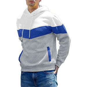 Sweat à capuche pour homme, manches longues, uni, en molleton 100% coton, sur mesure, couleurs et designs personnalisés, en vente à bas prix - Product Image 5