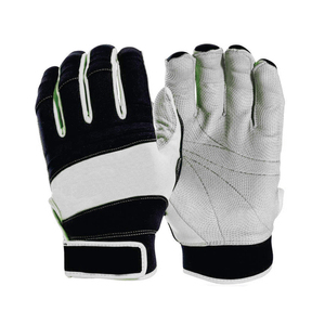 Leather <b>Baseball</b> Batting <b>Gloves</b> Low Price Hand Protection <b>Baseball</b> Softball Batting Gears - Product Image 4