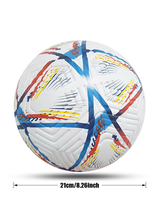 Ballon de football à prix abordable, cousu à la machine, en PU, taille 5, pour entraînement et matchs officiels - Product Image 5