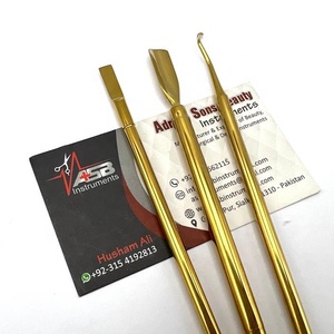 Private Logo Sustainable Stainless Steel Gold Plated Professional <b>Nail</b> <b>Tools</b> Pusher Clipper Cutter Manicure Pedicure Kits - Product Image 6