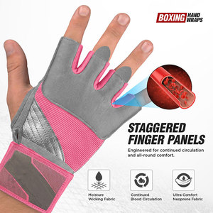 Guantes Interiores de Neopreno con Gel para Boxeo, Vendas Acolchadas para MMA, Protección para Manos Durante el Entrenamiento de Boxeo, Kickboxing y Protección de Puños - Product Image 3