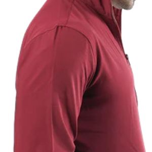 เสื้อแจ็คเก็ตผู้ชายสำหรับเล่นกีฬา สีเบอร์กันดี น้ำหนักเบา กันลม ระบายอากาศได้ดี ซิปเต็มตัว เหมาะสำหรับกีฬา ลำลอง กิจกรรมกลางแจ้ง วิ่ง ออกกำลังกาย - Product Image 5