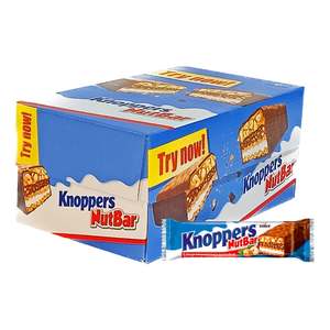 Knoppers NussRiegel 24x40g Milk <b>Hazelnut</b> <b>Chocolate</b> Wafer Bars German Snack Energy Bar Crispy Creamy Wholesale Bulk Pack - Product Image 1