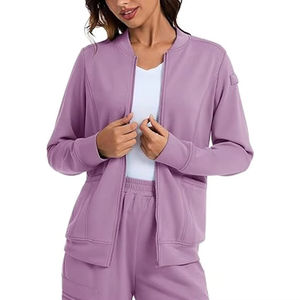 Blouses d'hôpital personnalisées avec logo, blouses d'infirmière extensibles, hauts de blouses d'hôpital, uniformes médicaux d'hôpital en gros - Product Image 3