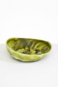 Tazón Decorativo de Resina Verde Esmeralda de Primera Calidad, Tazón de Exhibición Orgánico de Lujo, Centro de Mesa Moderno para el Hogar - Product Image 6