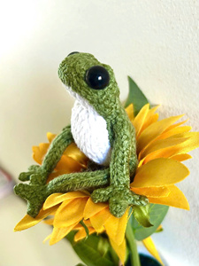 Offre Spéciale – Poupées Animaux au Crochet Faites Main, Adorables Jouets en Peluche Tricotés, Mini Grenouille, Crabe, Chien au Crochet pour Bébés – Idéal Cadeau - Product Image 4