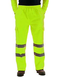 Enhanced Visibility Men's Workwear <b>Pants</b> Anti-Static <b>Thermal</b> Safety Trousers for Rain Outdoor Activities - Product Image 3