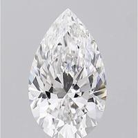 Laborgezüchteter CVD VVS-VS Reinheit EX-VG Schliff Birnenförmiger Diamant IGI Zertifiziert Farbe D 0,003-20 Karat Schmuckherstellung Ringe/Ohrringe