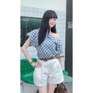 Conjunto de Pantalones Cortos Transpirables de Cintura Alta para Mujer, 100% Algodón, Pantalones Largos, Fábrica Vietnamita Orgánica, Calidad Premium - Product Image 5