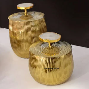 Tarros Decorativos de Lujo para Dulces y Alimentos con Tapas de Mármol – Elegante Idea de Regalo para Cocina, Té, Azúcar, Hierbas y Especias - Product Image 6