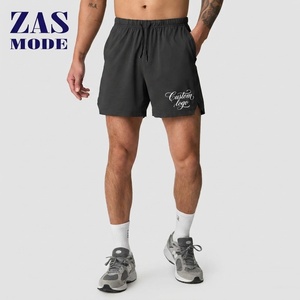 Shorts de sport décontractés pour hommes, shorts de basket-ball élastiques pour l'exercice et le jogging, motif uni - Product Image 1