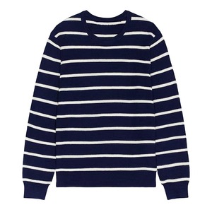 Pull décontracté pour homme en maille premium à manches longues, avec logo frontal, doublure en laine mélangée de coton respirant pour l'automne - Product Image 6