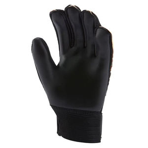 Gants de gardien de but en cuir PU rouge, à doigts complets, pour une préhension puissante, respirants, unisexes, à enfiler, avec poignet réglable - Product Image 3