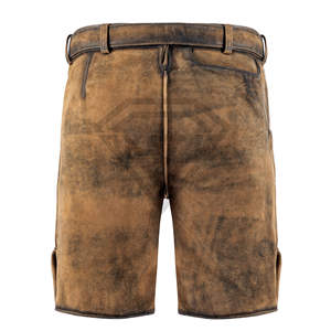Shorts en cuir bavarois Trachten personnalisés pour hommes - Style décontracté uni, tissu Oxford à séchage rapide - Product Image 4