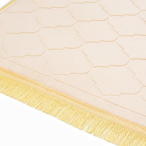 Tapis de prière Jaenamaz au design moderne, tapis islamiques en soie, mousse et laine, impression par sublimation, broderie, tapis de prière quotidiens pour mosquée - Product Image 6