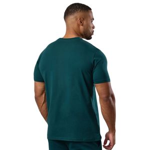 Camiseta Deportiva de Manga Corta para Hombre, Color Verde Oscuro, Transpirable, Ligera, para Gimnasio, Entrenamiento, Running, Fitness - Product Image 2