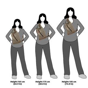 Bolso tipo bandolera de estilo táctico – Mochila de tela resistente para pecho y hombro - Product Image 5