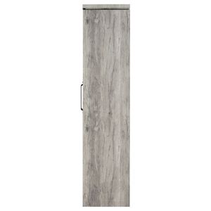Mobile alto a 2 ante Myerson in legno ingegnerizzato grigio Driftwood per soggiorno - Product Image 6