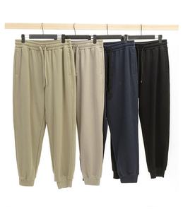 Wholesale Custom Logo Street Style Cotton <b>Men</b> <b>Trousers</b> 380g Loose Fit <b>Cuffed</b> Jogger Pants for <b>Men</b> - Product Image 1