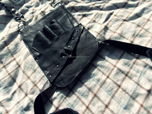 Étui de luxe en cuir robuste pour ciseaux de barbier, pochette professionnelle pour outils de coupe de cheveux, anti-odeur, écologique LBSH-0007 - Product Image 2