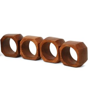 Anneaux de serviette en bois pour la maison et la restauration, accessoire décoratif élégant pour hôtels et usage domestique, RR Enterprises India - Product Image 6