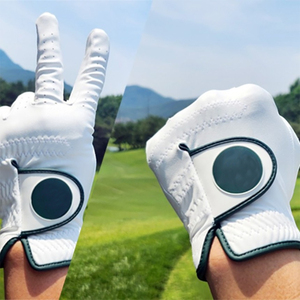 Gants de golf en cuir Cabretta pour gaucher, best-seller, logo personnalisé, élégants, de qualité supérieure, antidérapants, sportifs - Product Image 5