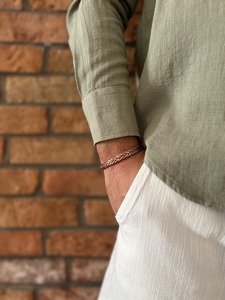 Brazalete de Cobre de Lujo Hecho a Mano con Diseño Trenzado, Joyería Metálica Exquisita para Regalos Promocionales - Product Image 6