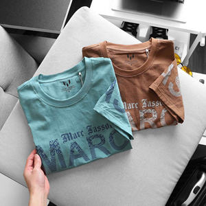 Liquidación en stock Camiseta transpirable cómoda impermeable y resistente a las manchas 72.4% algodón 27.6% poliéster camiseta - Product Image 3