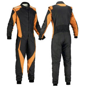 Combinaison de course de karting personnalisée avec logo, vert néon et noir, pour enfants et adultes, combinaison de pilote de karting une pièce pour piste de course automobile - Product Image 5