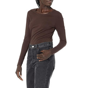 Camiseta de manga larga para mujer, camiseta de manga larga completa para mujer, camiseta de manga larga, ropa informal para mujer - Product Image 2