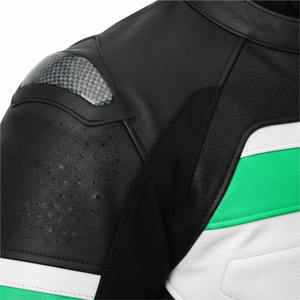 Protective Breathable Printed Customizable Unisex Motorbike Jacket Cowhide Leather High Quality Comfortable Enhanced Safety Full - Product Image 4