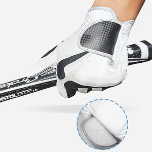 Best Selling Customized Color Left Handed Golf <b>Gloves</b> Premium PU Leather Adjustable Wrist Strap Stable <b>Grip</b> Breathable - Product Image 5